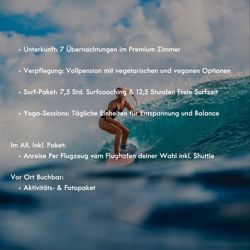 All Inkl. - Surfvilla Frankreich - Flug. Inkl.🏄‍♂️
